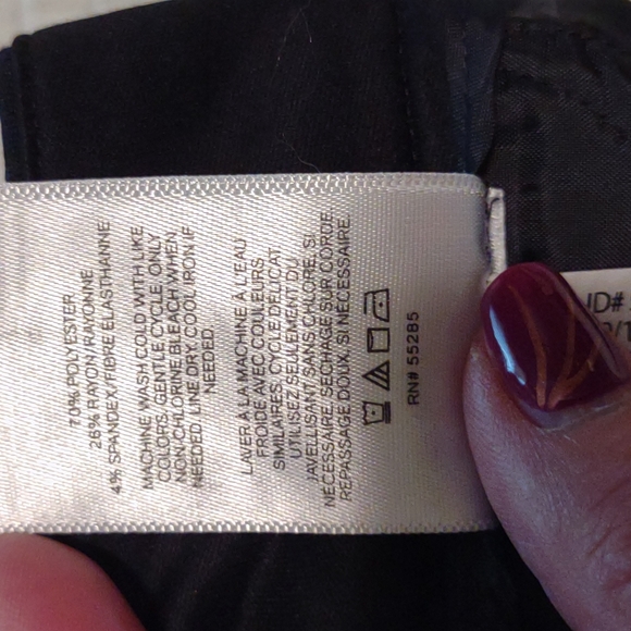 Express Editor Barely Boot low rise stretch slacks. Size 4R. - Picture 10 of 13